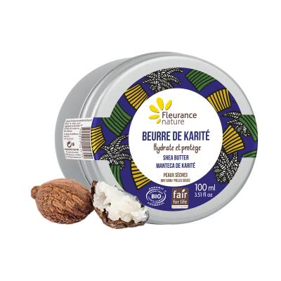 Beurre de Karit&eacute; bio 100ml Peaux s&egrave;ches Fleurance Nature