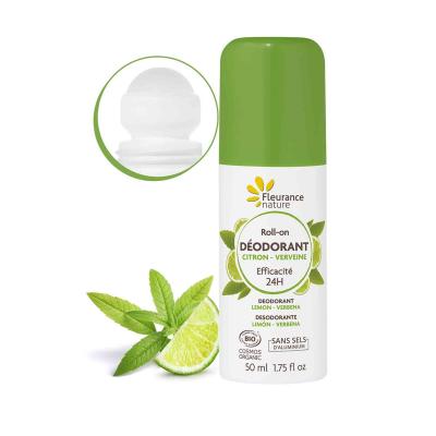 D&eacute;odorant Roll-on Citron Verveine Bio 50ml Fleurance Nature