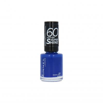 Rimmel London 60 Seconds Super Shine Nail Lacquer 828 Danny Boy Blue