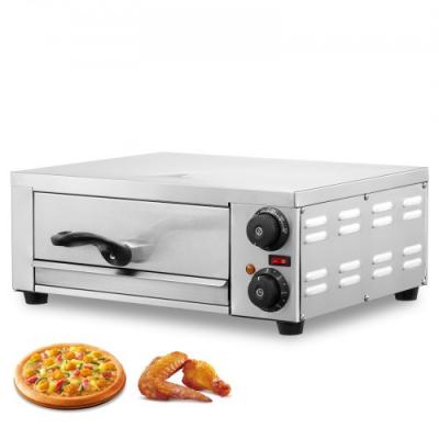 VEVOR Four &agrave; Pizza &Eacute;lectrique de Comptoir 12 pouces 1500 W Restaurant Maison