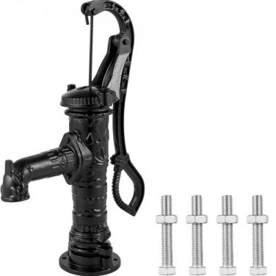 Vevor - Pompe &agrave; Eau &agrave; Main Fonte Fontaine Puits Ext&eacute;rieur 40 x 15 x 68 cm Noir