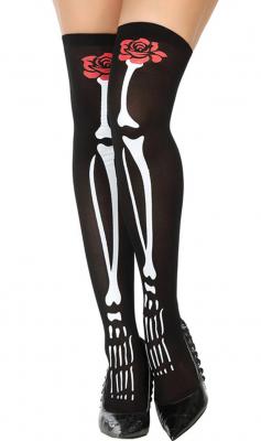 Atosa Black Stockings Package Bones Stockings Noir