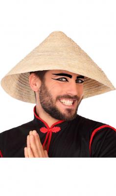 ATOSA Chapeau de paille oriental - Beige
