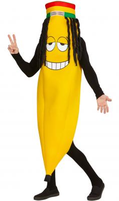 D&eacute;guisement Banane Rasta adulte