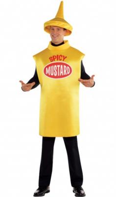 AMSCAN Costume Humour Bouteille de Moutarde - Taille unique