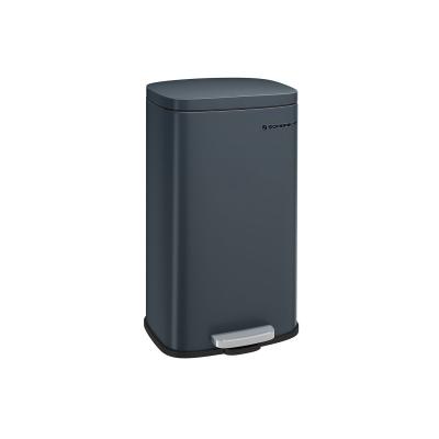 SONGMICS Poubelle de cuisine avec p&eacute;dale, Gris verd&acirc;tre