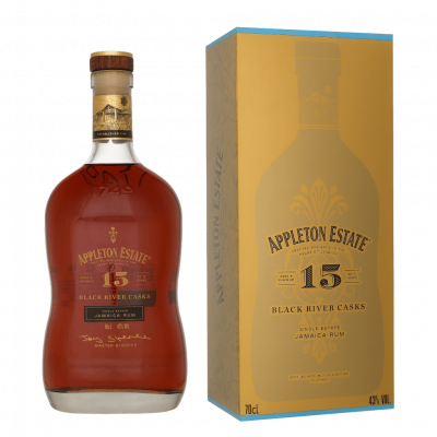 Appleton Estate - Black River Cask - 15 Ans - Rhum Hors D'&acirc;ge - 43&deg; - 70cl