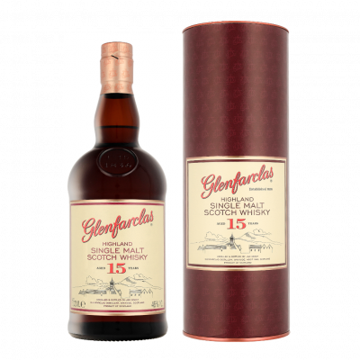 Glenfarclas 15 Years 70cl Whisky + Coffret cadeau 
