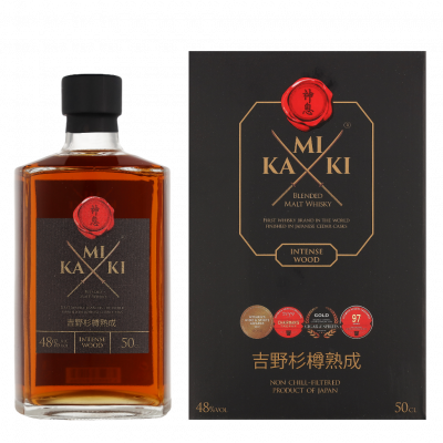 Kamiki Intense Wood 50cl Whisky + Coffret cadeau 