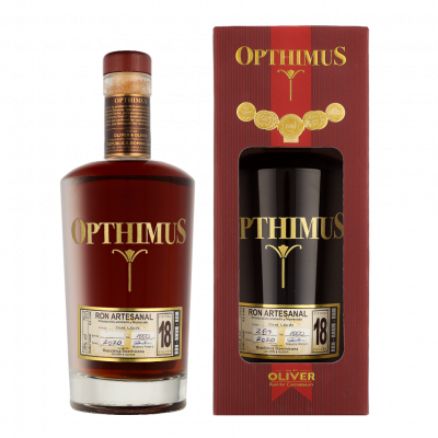 Opthimus 18 Years 70cl Rhum + Coffret cadeau 
