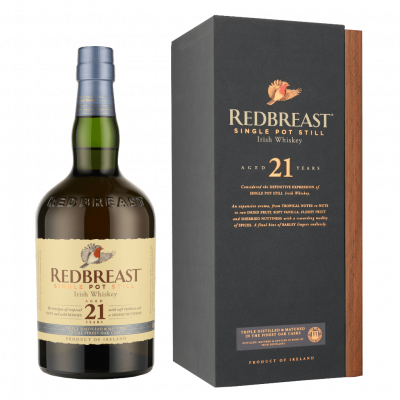Redbreast 21 Years Old Single Pot Still Irish Whiskey 46% Vol. 0,7l in Holzkiste
