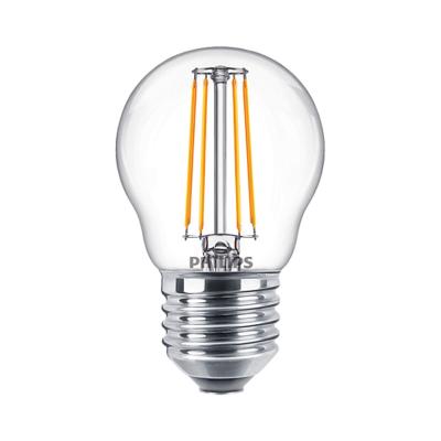 Ampoule Sfera &agrave; filement led Philips 4.3W douille E27 2700K PHILEDLUS40G2