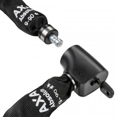 Axa Absolute 9 Mm Chain Lock Noir 90 cm