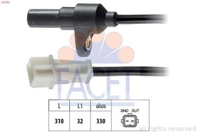 Capteur dangle vilebrequin Made in Italy - OE Equivalent 9.0142 Facet