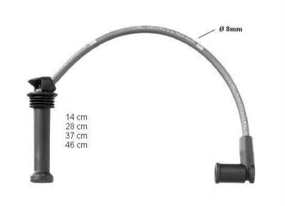 BERU Fils de bougies / Faisceau d'allumage ZEF1539 FORD MONDEO