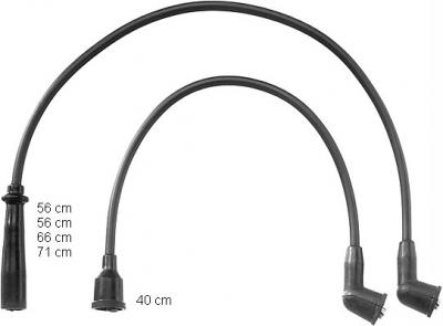 Cable d'allumage BorgWarner (BERU) ZEF913 (X1)