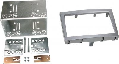 Adaptateur de fa&ccedil;ade 2-din pour porsche 911 / boxter / cayman dark gris 