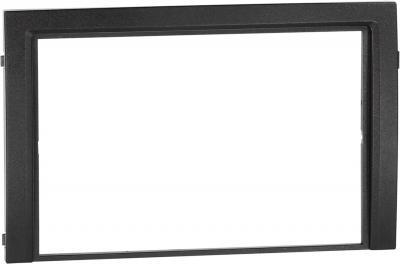 Adaptateur de fa&ccedil;ade 2-din pour skoda fabia 2004 - 2007 noir nc