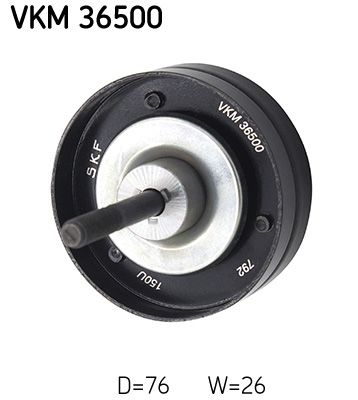 Galet enrouleur de courroie d'accessoire SKF VKM 36500