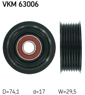 SKF Galet enrouleur (courroie d'accessoire) VKM 63006 HONDA CIVIC