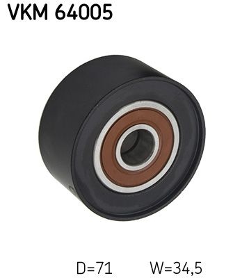 Galet enrouleur de courroie d'accessoire SKF VKM 64005