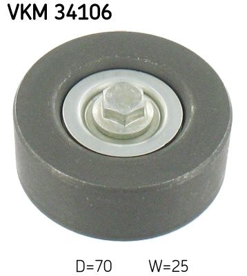 Galet enrouleur de courroie d'accessoire SKF VKM 34106