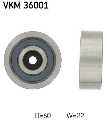 SKF Galet enrouleur (courroie d'accessoire) VKM 36001 RENAULT SAFRANE