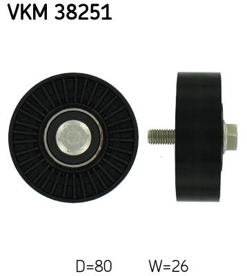 SKF Galet enrouleur (courroie d'accessoire) VKM 38251 BMW S&eacute;rie 1