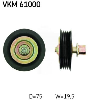 SKF Galet enrouleur (courroie d'accessoire) VKM 61000