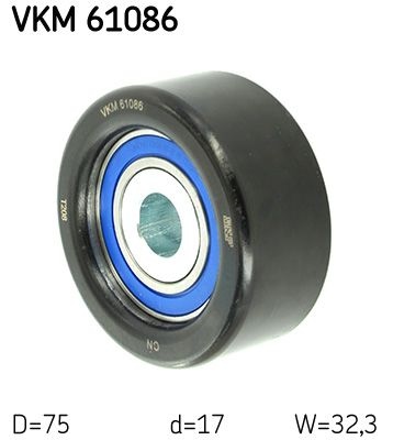 SKF Galet enrouleur (courroie d'accessoire) VKM 61086