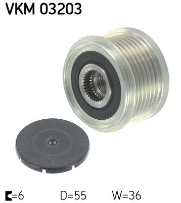 Poulie roue libre alternateur VKM 03203 SKF