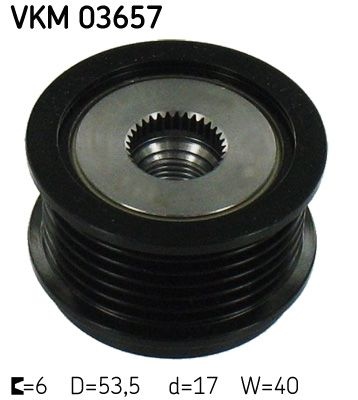 Poulie roue libre alternateur VKM 03657 SKF
