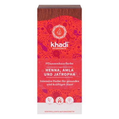 Khadi Henn&eacute; Naturel Avec Amla et Jatropha Red 100gr 100 gr