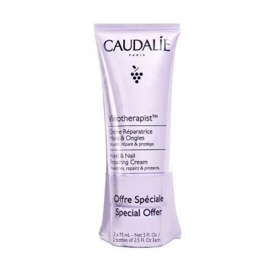 CAUDALIE Vinotherapist - Cr&egrave;me R&eacute;paratrices Mains et Ongles 2x75ml
