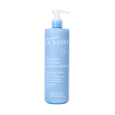 La Ros&eacute;e Gel Lavant &agrave; la Glyc&eacute;rine V&eacute;g&eacute;tale Bio - Flacon-Pompe 400 ml