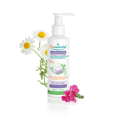 PURESSENTIEL Hygi&egrave;ne intime - Huile nettoyante micellaire bio 150ml