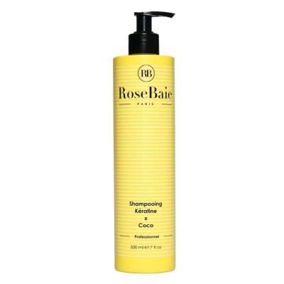 Rosebaie COCO - Shampoing &agrave; La K&eacute;ratine Professionnel, 500ml