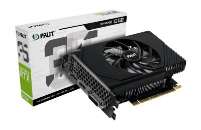 Carte Graphique Nvidia Palit GeForce RTX 3050 StormX 6Go Mini ITX