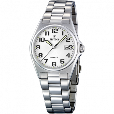 Festina Femmes Analogique Quartz Montre avec Bracelet en Acier Inoxydable F16375/9
