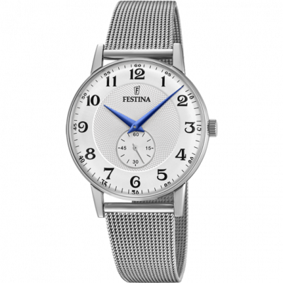 Montre Homme Festina Montres RETRO F20568-1 - Bracelet Acier Acier