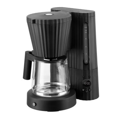 Alessi - Pliss&eacute; Machine &agrave; caf&eacute; filtre, noir