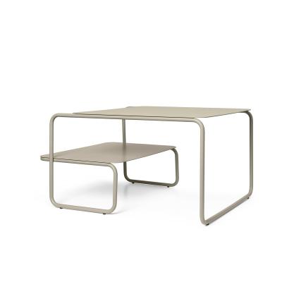 Table basse en acier beige 60 x 80 cm Level - Ferm Living