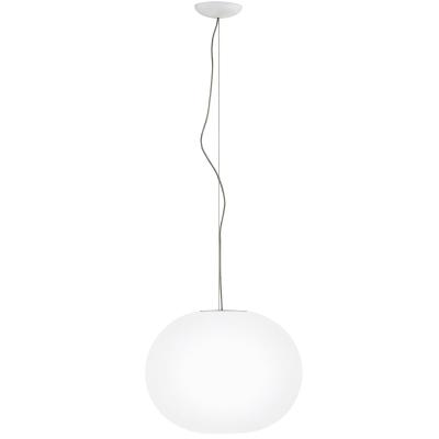 Suspension design en verre opalin 27 x 33 cm Glo-Ball - Flos