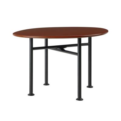 Table basse en c&eacute;ramique rouge rocheux 60 x 60 cm Carmel - Gubi