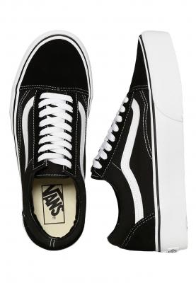 Vans Old Skool Platform, Baskets Femme, Noir Black White Y28, 36 EU