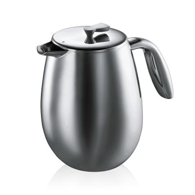 Bodum - Columbia French Press Stainless Steel - 12 Cup, 1,5 L - Crome