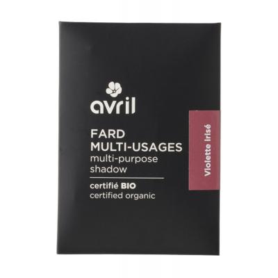 Avril - Fard Multi-Usages Certifi&eacute; Bio - Violette Iris&eacute;