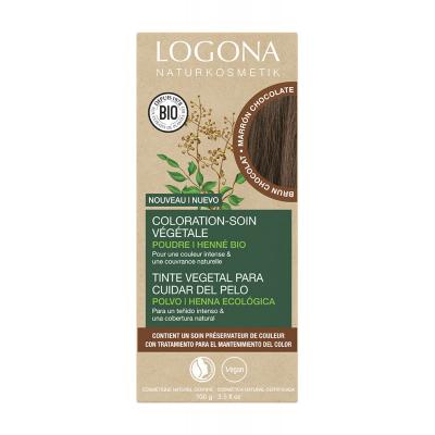 Teinture colorante v&eacute;g&eacute;tale marron chocolat (Chocolate Brown) 100 g