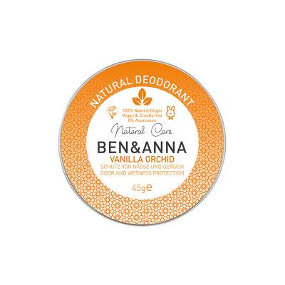 BEN & ANNA D&eacute;odorant Naturel Vanilla Orchid Bo&icirc;te M&eacute;tal 45g
