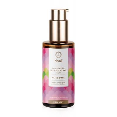 Huile Corps Elixir &agrave; la Rose de Damas R&eacute;g&eacute;n&eacute;rante - Khadi